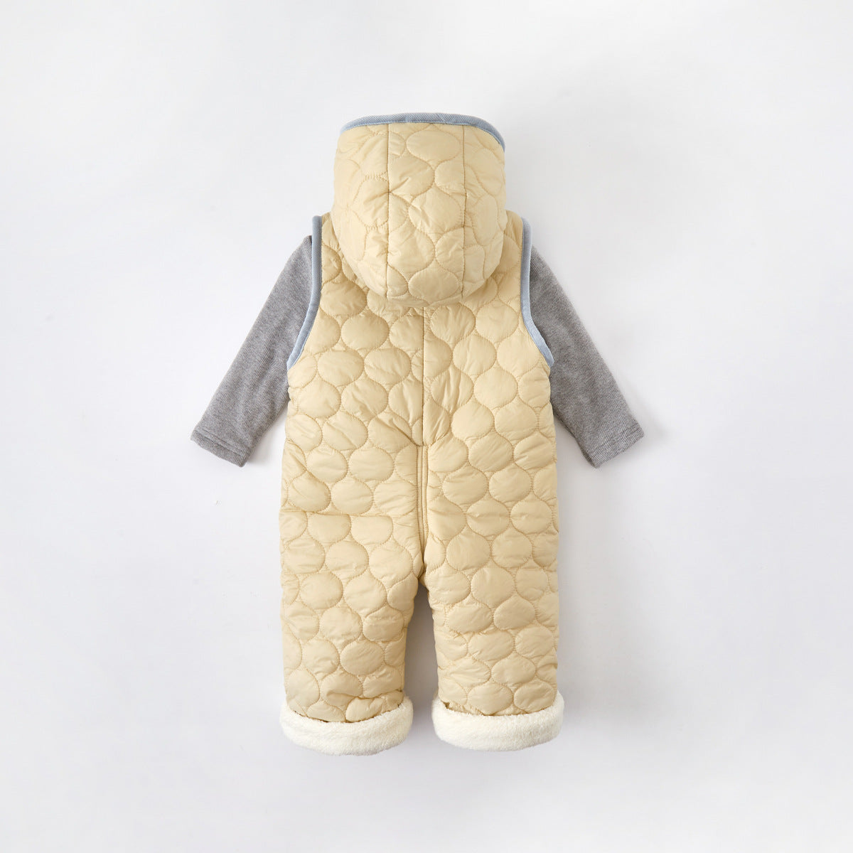 Cute Baby Vest Romper  Warm Cotton-Padded Pants for Boys and Girls