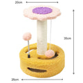 Sunflower Cat Tree – Small Cat Climbing Tower with Scratch Posts & Ball Toy