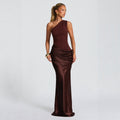 Casual Long Sleeve Fitted Pure Color Strap Bodycon Dress