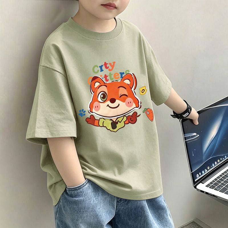 Children's Short Sleeve T-Shirt for Boys