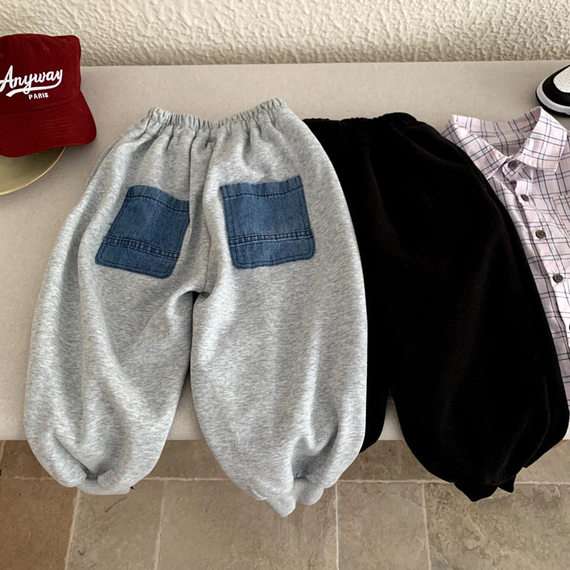 Children's casual workwear pants for boys and toddlers