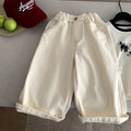 Spring and Autumn workwear boys loose casual pants