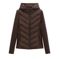 Slim Fit Lightweight Cotton Jacket with Hood for Women