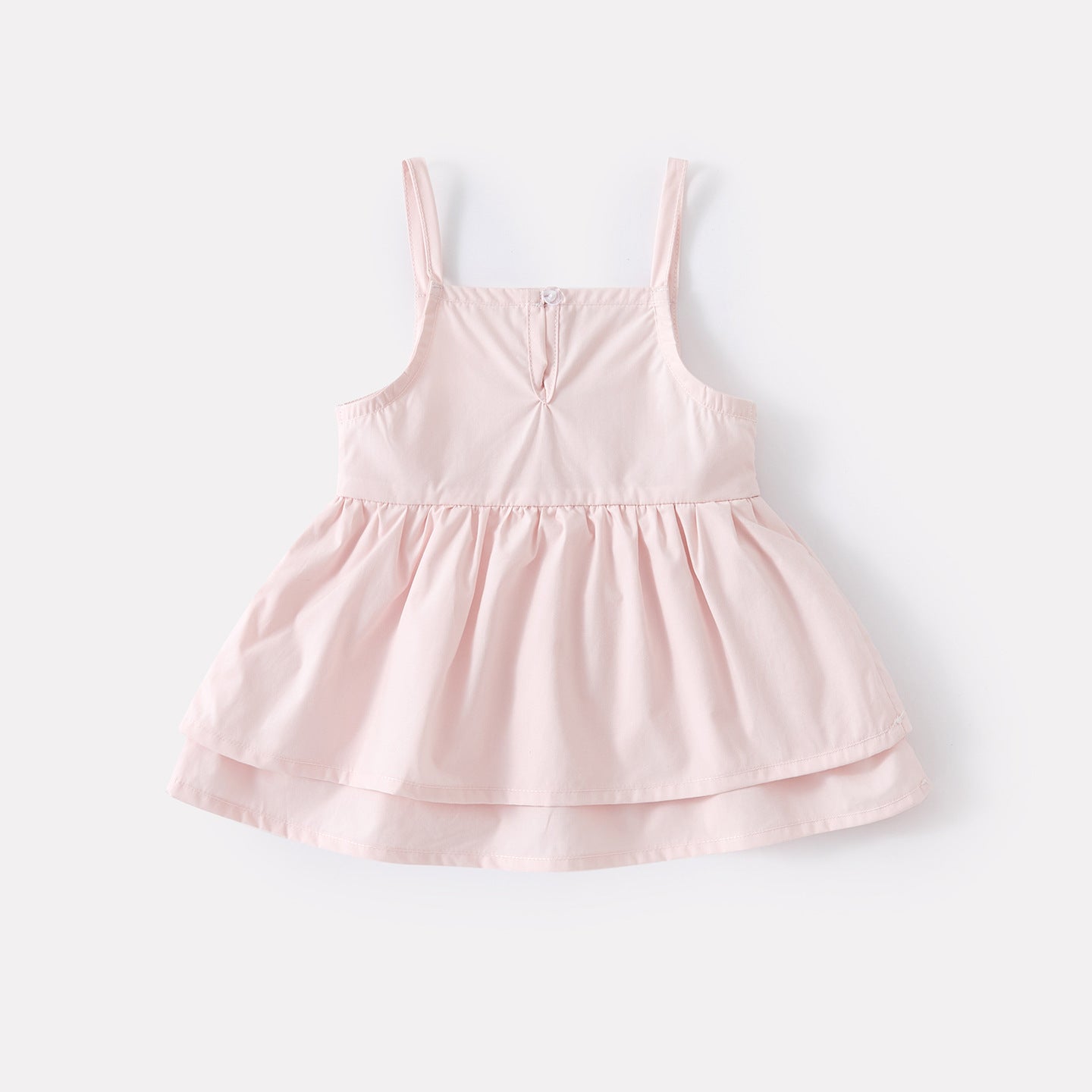 Cute Butterfly Knot Strap Top for Babies and Toddlers, Lightweight Casual Ruffled Wide-Leg Pants