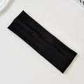 Cotton Elastic Headband Wide Sweat-Absorbent Band, Solid Color, Multi-Functional Headwear
