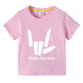 Children's summer short sleeved T-shirt