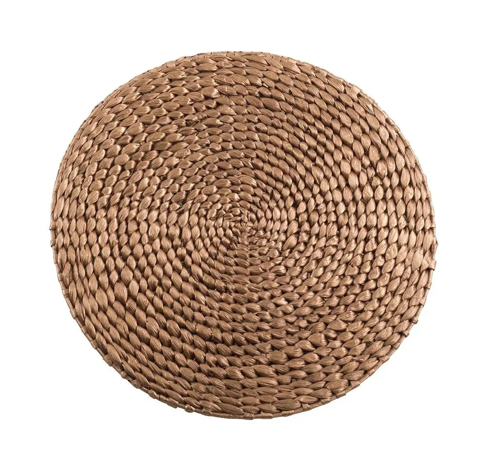 Decorative natural water hyacinth placemats Eco friendly products Made in Vietnam Table decoration Woven Placemat Wholesale
