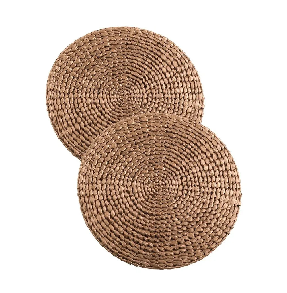 Decorative natural water hyacinth placemats Eco friendly products Made in Vietnam Table decoration Woven Placemat Wholesale