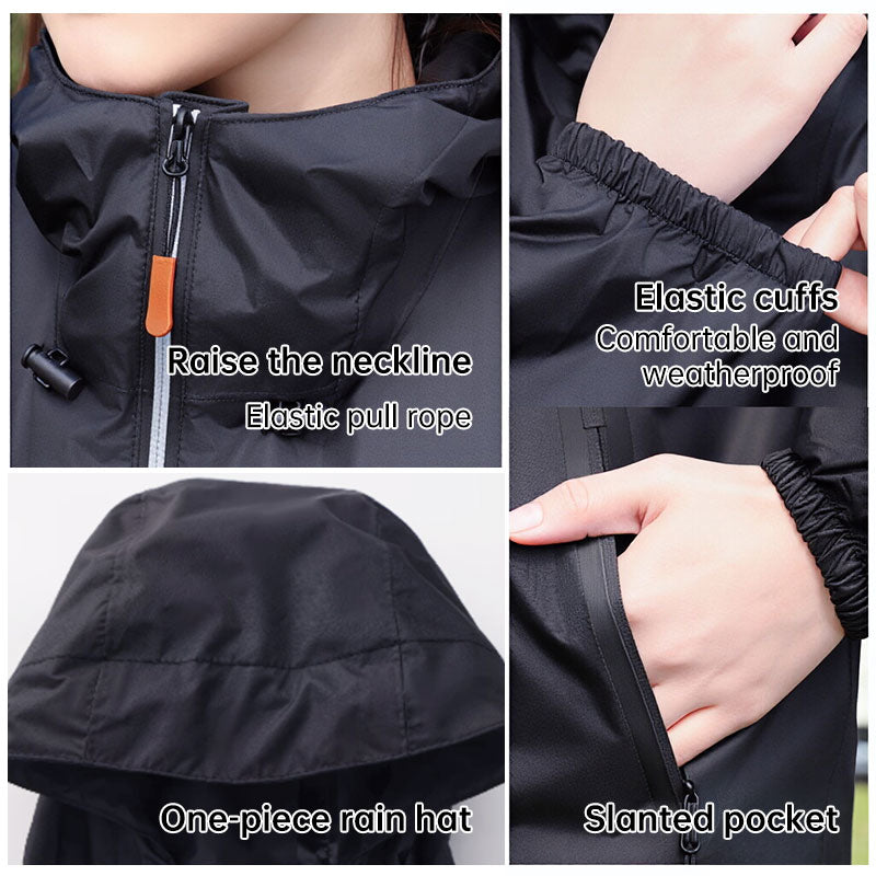 Unisex Ultralight Rain Suit - Lightweight Waterproof Jacket & Pants Set, Summer Outdoor Rainwear for Fishing & Cycling