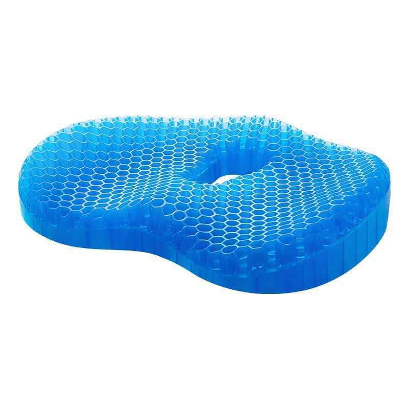 Jelly Honeycomb Gel Seat Pad Silicone Cooling Pad Chair Cushion Office Long Sitting Pad Summer Car Cool Seat Pad Buttocks Pad