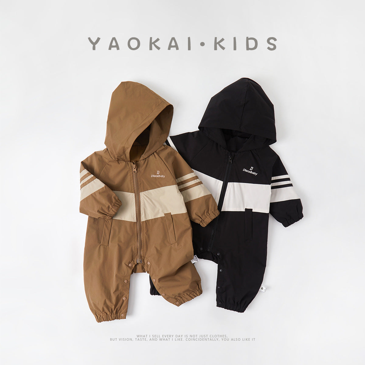 Baby Clothes Full Moon 100 Days Long Sleeve Outing Wear Crawling Suit