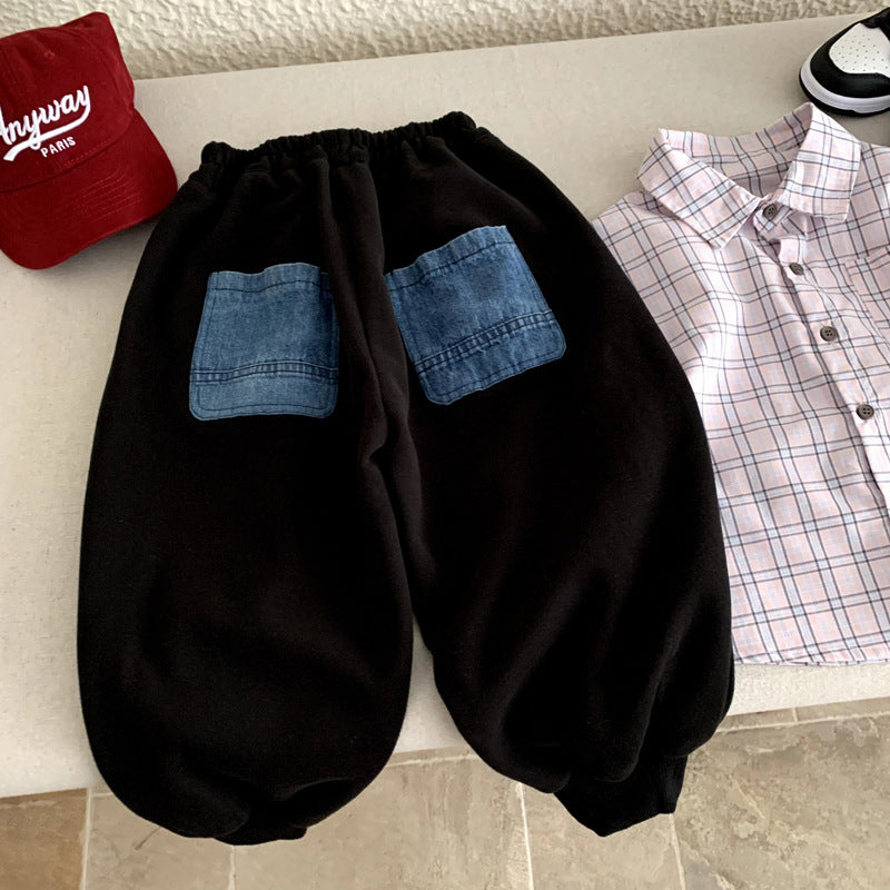 Children's casual workwear pants for boys and toddlers
