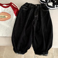 Girl's soft denim baby spring and autumn pants