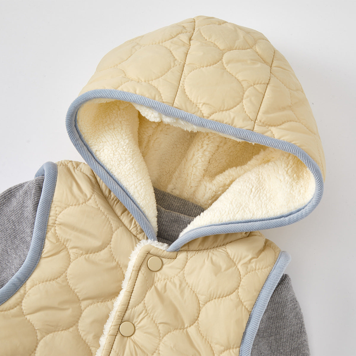 Cute Baby Vest Romper  Warm Cotton-Padded Pants for Boys and Girls
