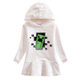 Children's hooded sweatshirt dress