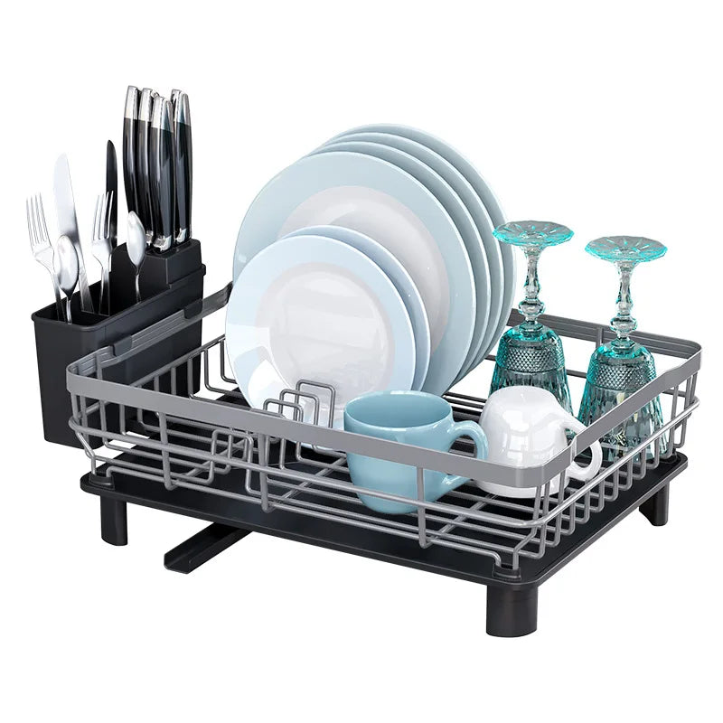 Drain Rack for Kitchen Dishes and Storage Rack for Chopsticks and Cutlery Rack and Drain Basket Sink and Dish Rack