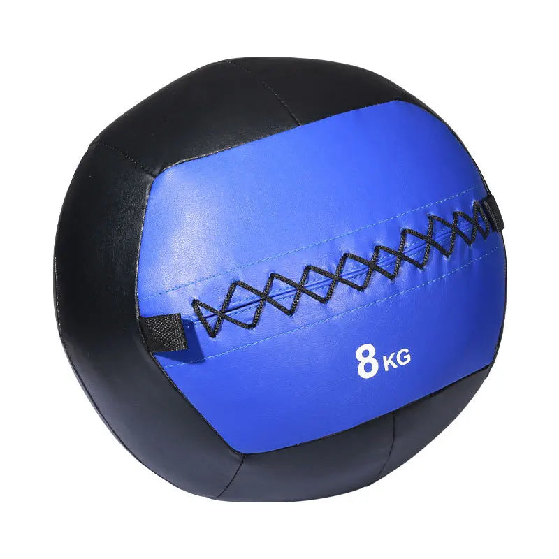 Gym Equipment Fitness Training 1-20KG Soft Medicine Ball PU Leather Wall Ball Home Balance Training Gravity Ball
