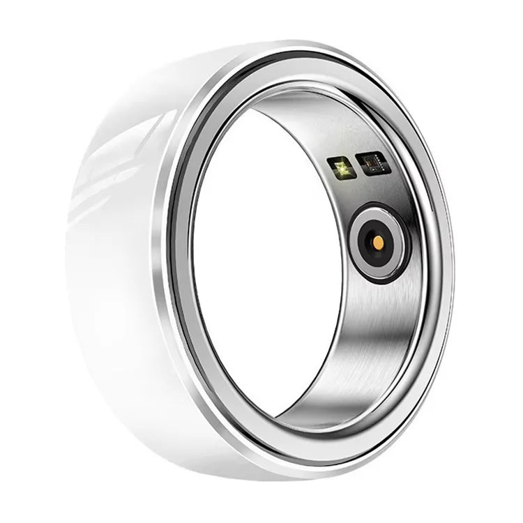 HYX 2024 IP68 Waterproof Multifunctional Smart Ceramic Ring Fitness Tracker with App Control Fashionable R08 Ring