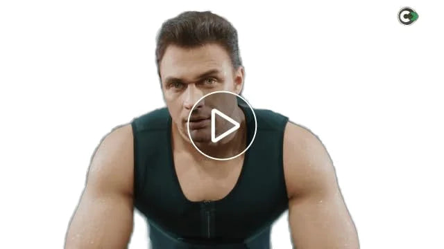 Mens Body Shaper Waist Trainer Sauna Suits Sweat Vest Slimming Weight Loss Fitness Tummy Control Fat Burner Workout Corset Home