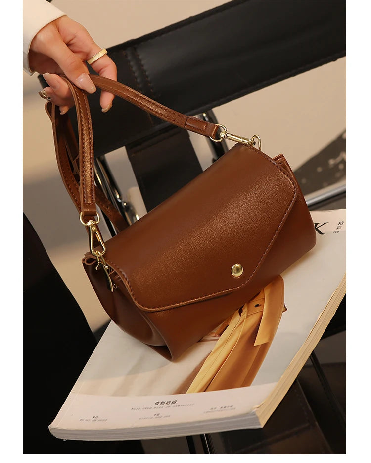 Women Crossbody Bag Shoulder Bags  New Luxury High Quality Leather - Small Makeup Vintage Messenger Party Clutch  Handbag