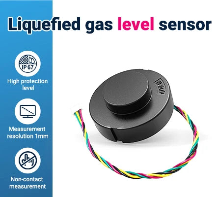 DYP-L06 3cm Blind Zone Excellent Antistatic Ultrasonic Tank Level Sensor LPG for Camping Gas Canister Liquid Level Sensing