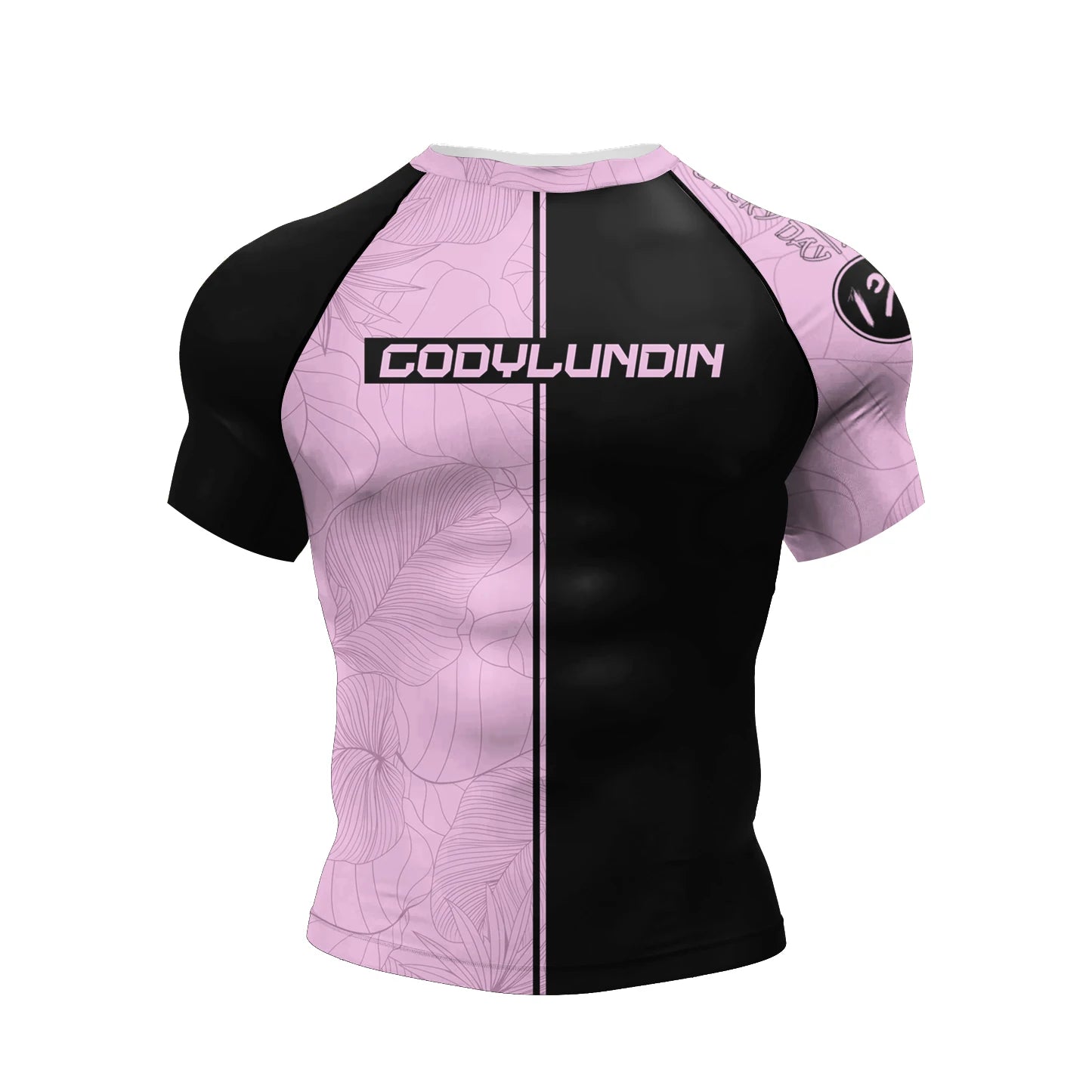 Men's Quick Dry Sportswear Custom Design England Style Eco-Friendly BJJ MMA Rash Guard Fitness Wear Short Sleeve Shirts Plus
