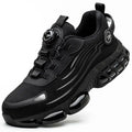 JianKun Breathable Anti Smash Steel Toe Construction Men Industrial Boots Men Work Automatic Button Safety Sneakers SAFETY Shoes