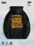 Kanye West "College Dropout" Graphic Hoodie 100% Cotton US Warehouse 7 Colors