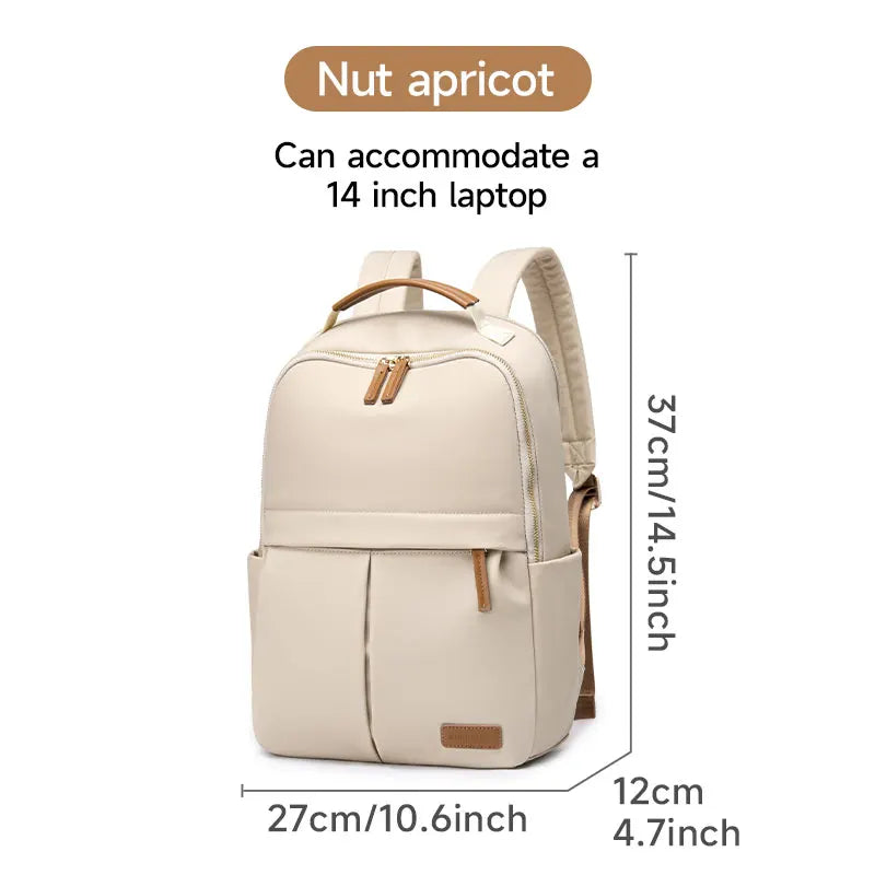 Simradia Women's Simple Laptop Backpack Business Backpacks Oxford Weekend Knapsack for Lady School Outdoor Rucksack Travel Bags