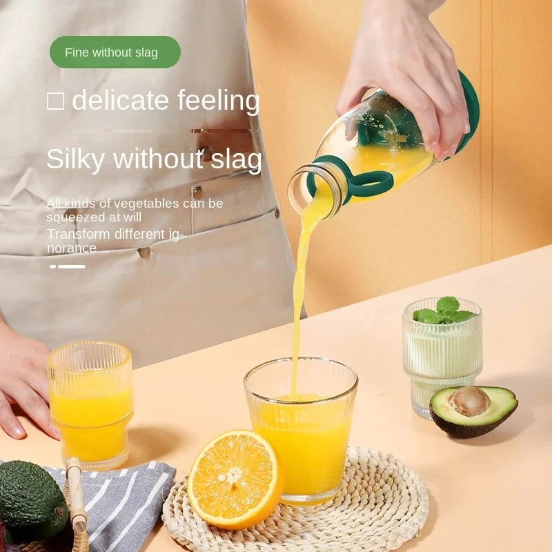 Hot-selling Household Portable Mixer Juicer Food Grade Plastic Bottle Fruit Vegetable Juicer Machine