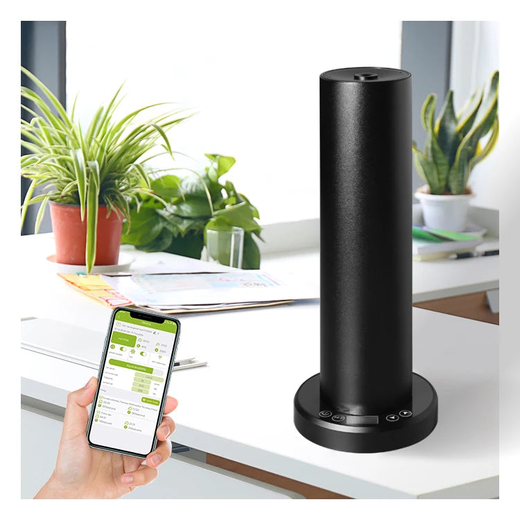New Arrive Wireless Diffuser Hotel Collection Aroma 360 Electric Waterless Tower Aroma Diffuser Scent Diffuser Machine