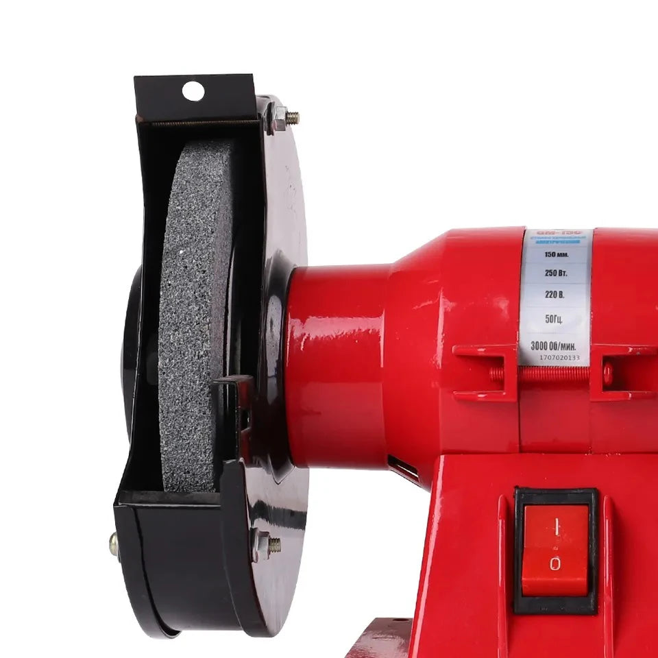 High Quality Power Tools 220v 250w Double 150MM 6" Electric Grinding Wheels Sharpening Polisher Machine Mini Bench Grinder