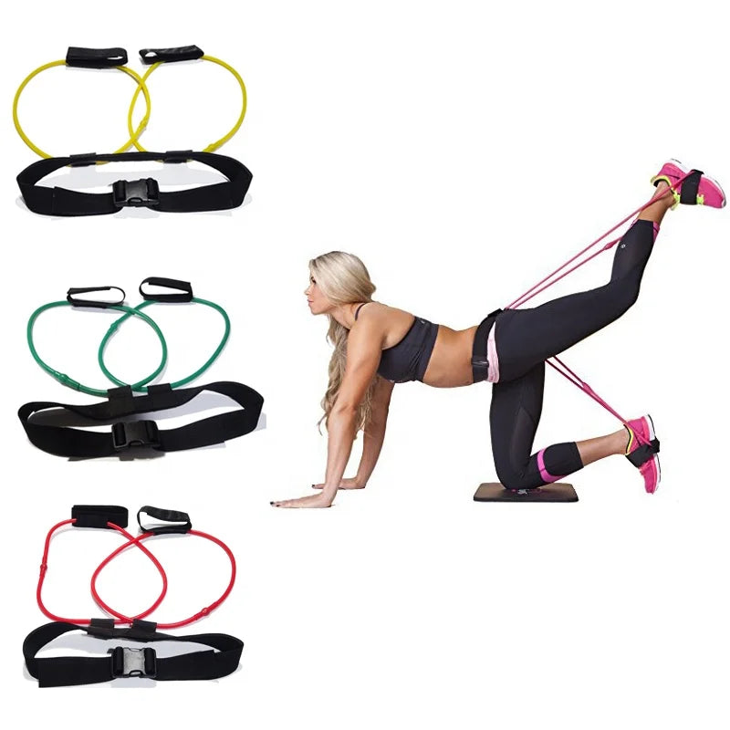 Top Seller Women's Fitness Exercise Accessory Latex Hip Resistance Band for Glute Squat Training Toning Tubes