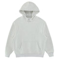 Minimalist Double Button Hood Drop Shoulder Cotton Blend Hooded Top Men's Custom Designer Oversized Hoodie