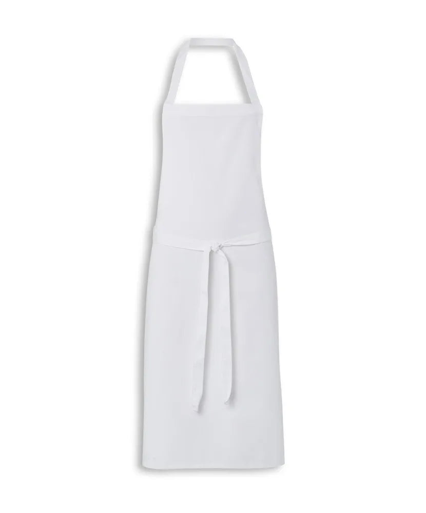 100% Cotton Disposable Kitchen Bib Apron Unisex Plain Weave Solid Checked Design Embroidered OEM Pocket Zip Butcher Apron