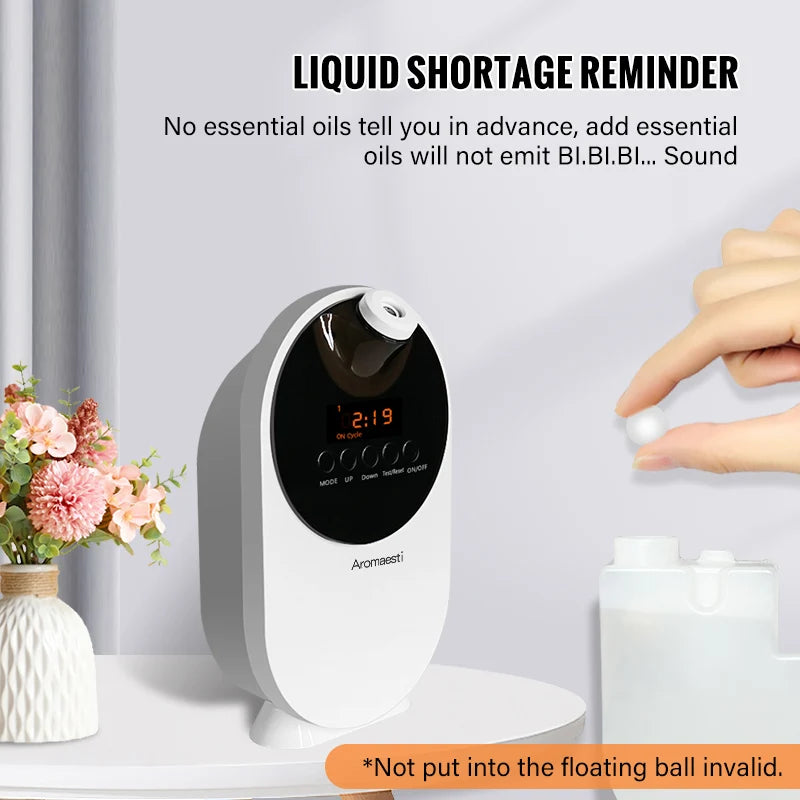 Smart Home Electric Air Purifier Liquid Spray Aroma Diffuser for Pets Household for Cats Dogs Waterless Plastic US Plug for