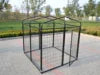 Black Fine-Processed Outdoor Dog Cage Welded Design for Easy Use Friendly for Dog Running