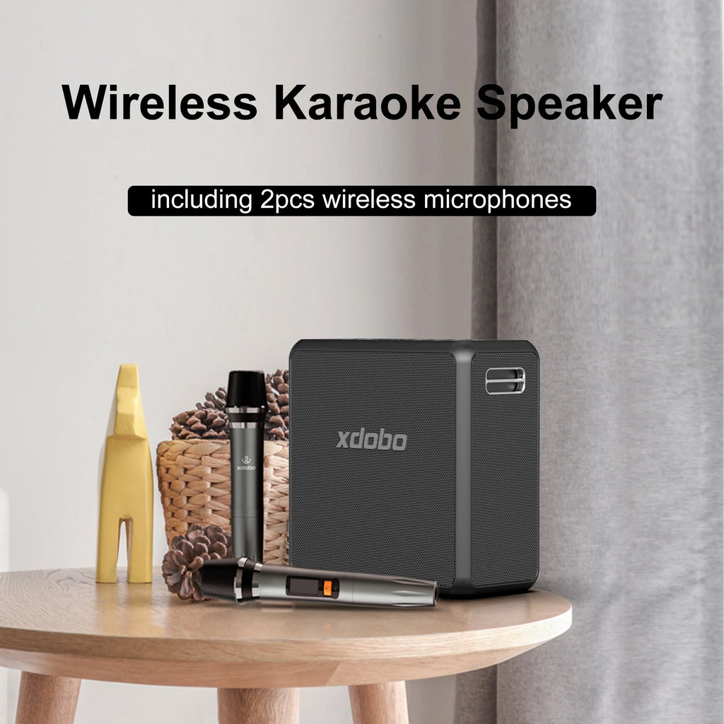Xdobo Kingmax 140w Deep Bass Popular Speaker with Dual Microphones Top Sale Wireless Professional Stereo Subwoofer .