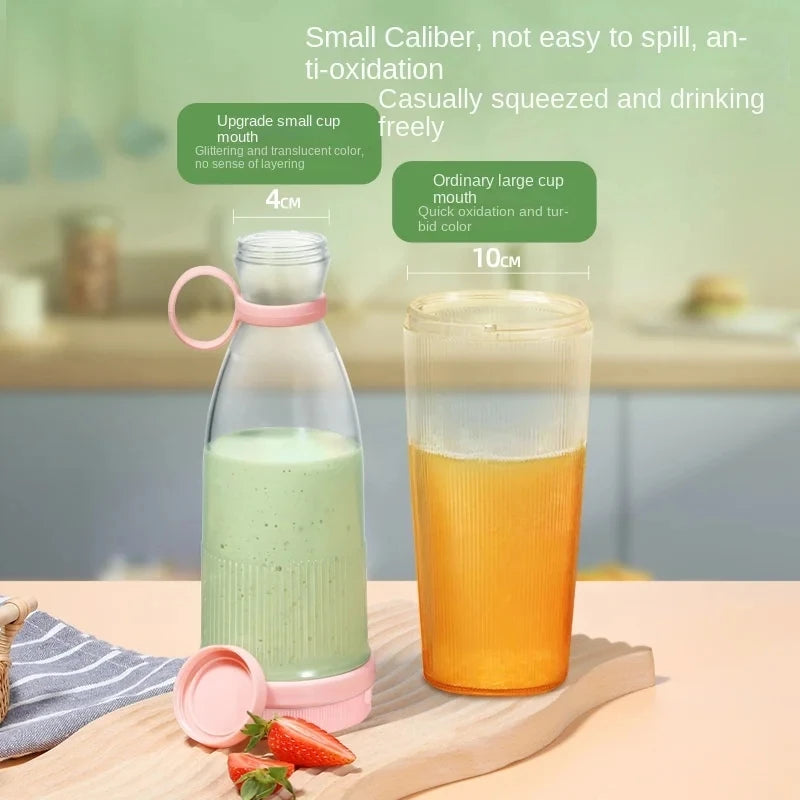 Hot-selling Household Portable Mixer Juicer Food Grade Plastic Bottle Fruit Vegetable Juicer Machine