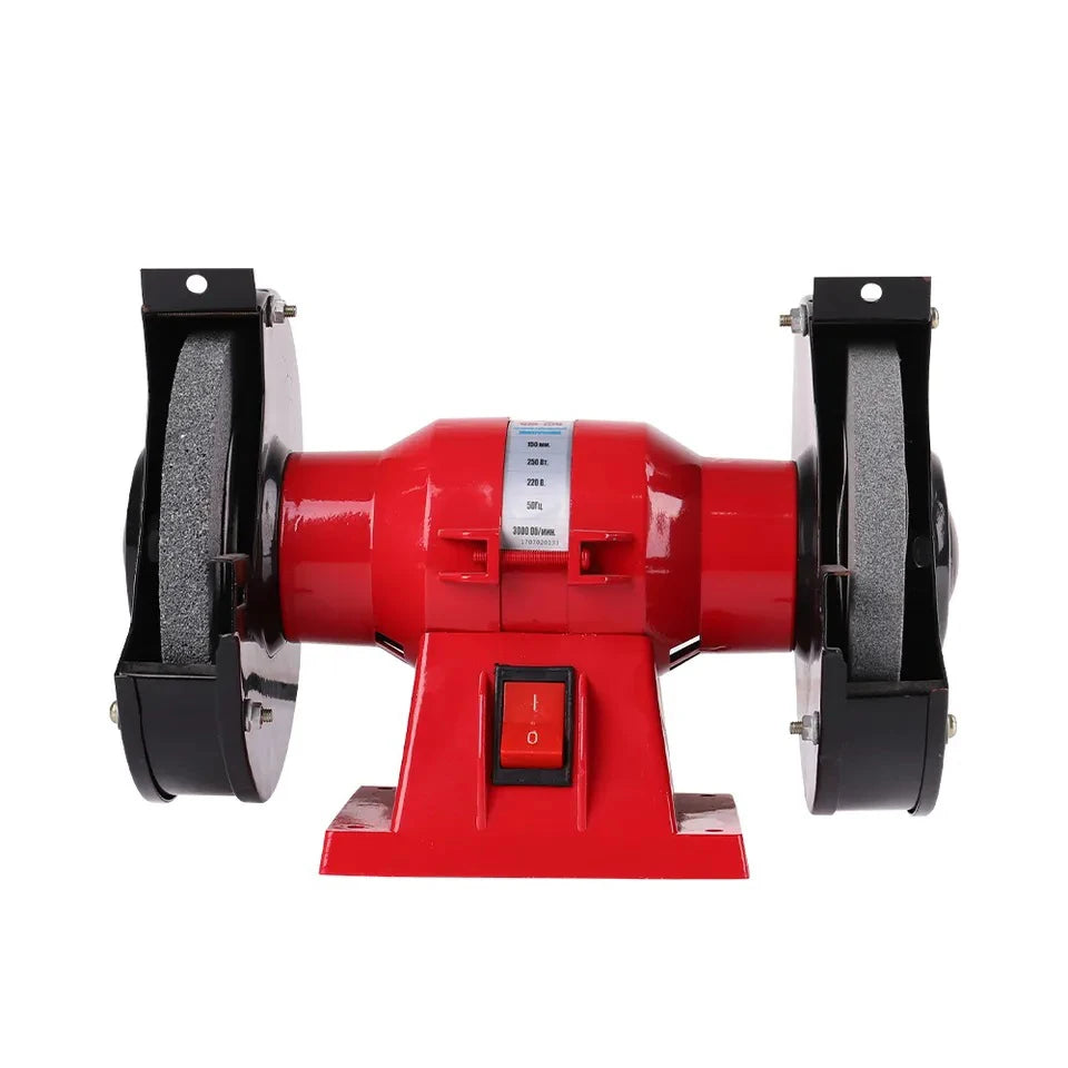 High Quality Power Tools 220v 250w Double 150MM 6" Electric Grinding Wheels Sharpening Polisher Machine Mini Bench Grinder