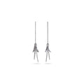 Tibetan Silver Arrow Drop Earrings For Women Trendy Fashion Jewelry E602 Silver Alloy Earrings