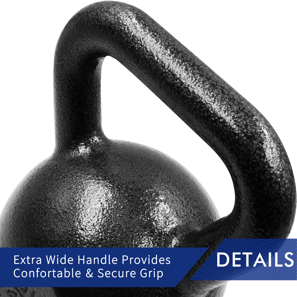 For Home Gym Fitness & Weight Training 4kg Cast Iron Black Eco-friendly Kettlebell