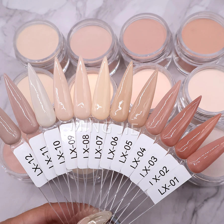 Bulk Acrylic Nail Powder Cover Pink Nude Buttery Crystal Clear Acrylic Powder for Nails