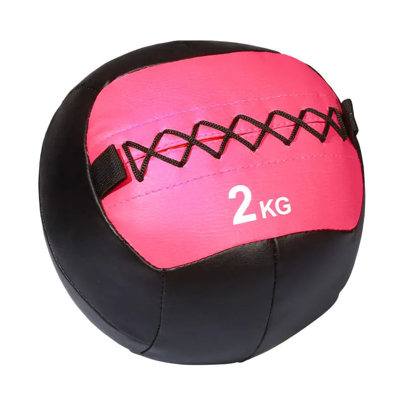 Gym Equipment Fitness Training 1-20KG Soft Medicine Ball PU Leather Wall Ball Home Balance Training Gravity Ball