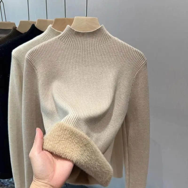 Ladies Casual Free Size Fleece Sweater