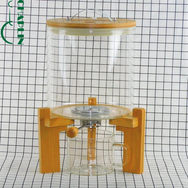 Measuring Cup Rice Barrel Kitchen Grain Storage Barrel Glass Jar Moisture-proof sealed Pot Food Storage Barrel