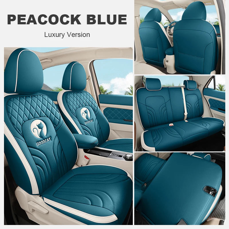 For GWM Ora 03 Great Wall Motor Haomao Funky Cat Interior Kits Custom Car Seat Covers Full Set Leather Sports Style