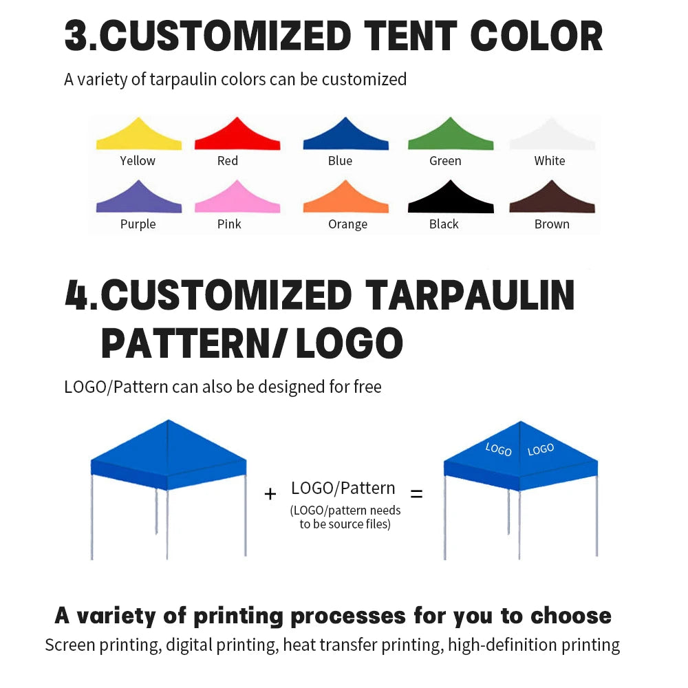 Factory Made HOMG JINFUN 3x3 Automatic Gazebos Stretch Beach Marquee Pop up Canopy Advertising Party Trade Show Tent for Events