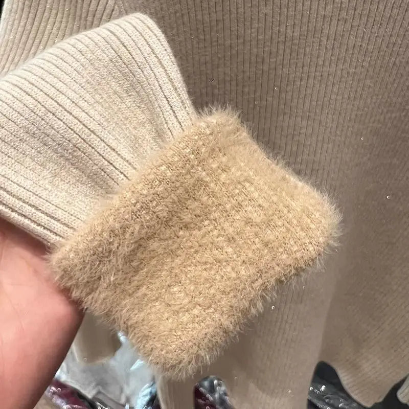 Ladies Casual Free Size Fleece Sweater