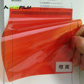 Stained Glass Window Film Sun Blocking Self Adhesive DIY Decorative Pale Pink Transparent Colorful Privacy Tint